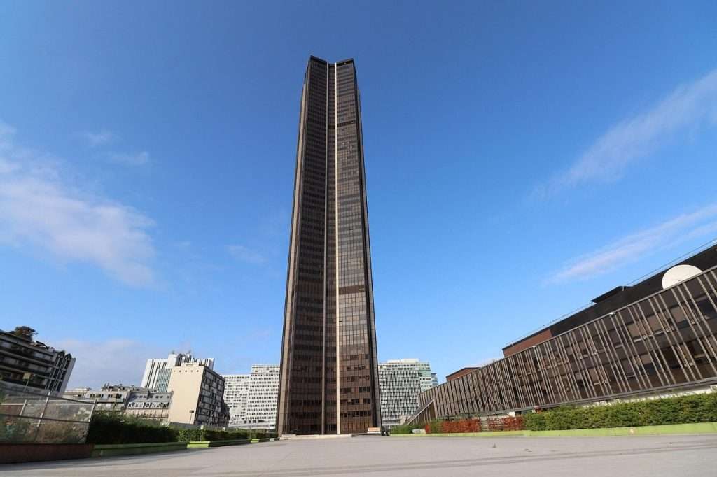 montparnasse tower, paris, france, nature, tower, skyscraper, city, building, windows, facade, capital city, architecture, heritage, modern, perspective, sky, panorama, spectacular